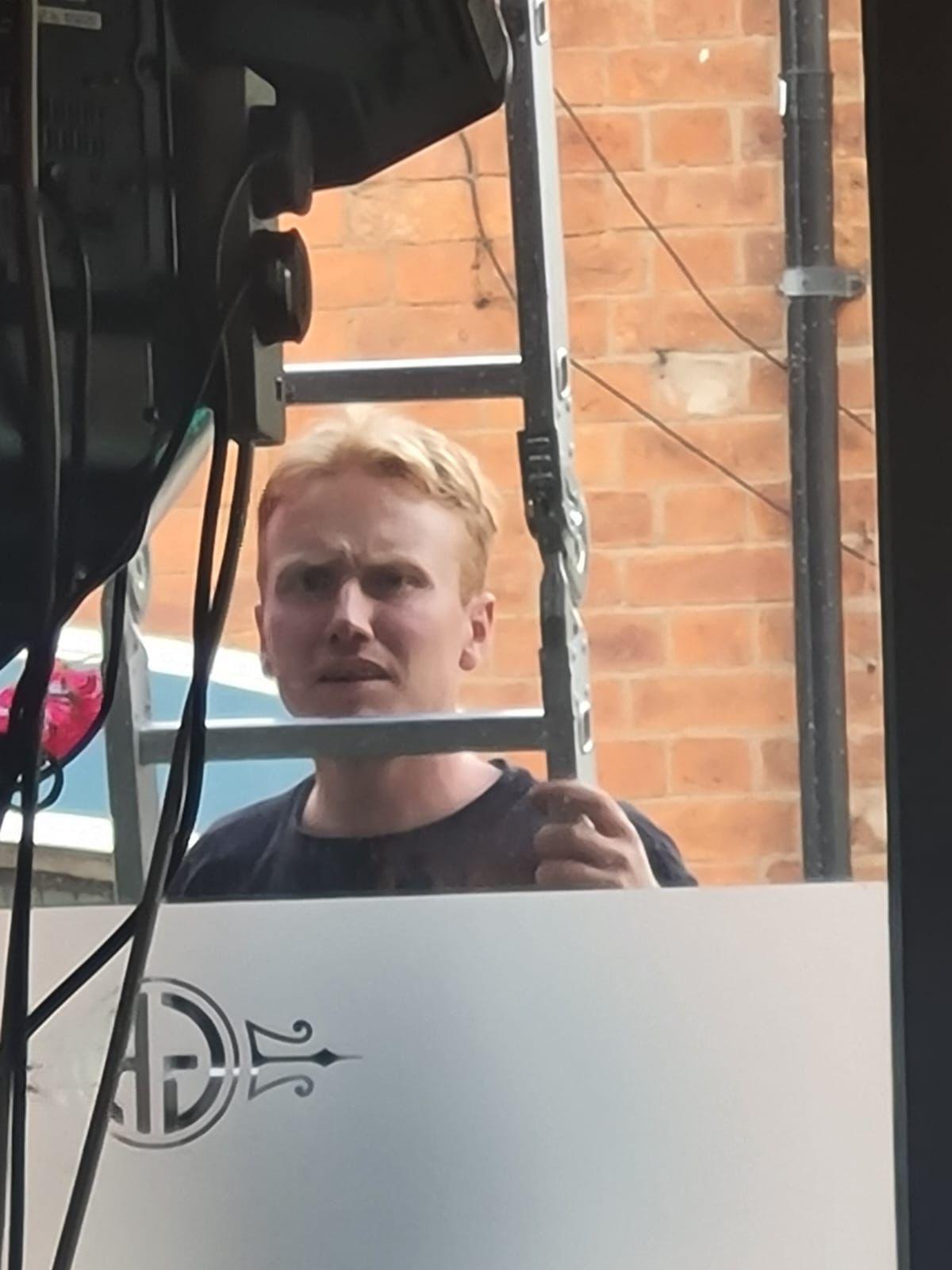 Tom tends to flowers